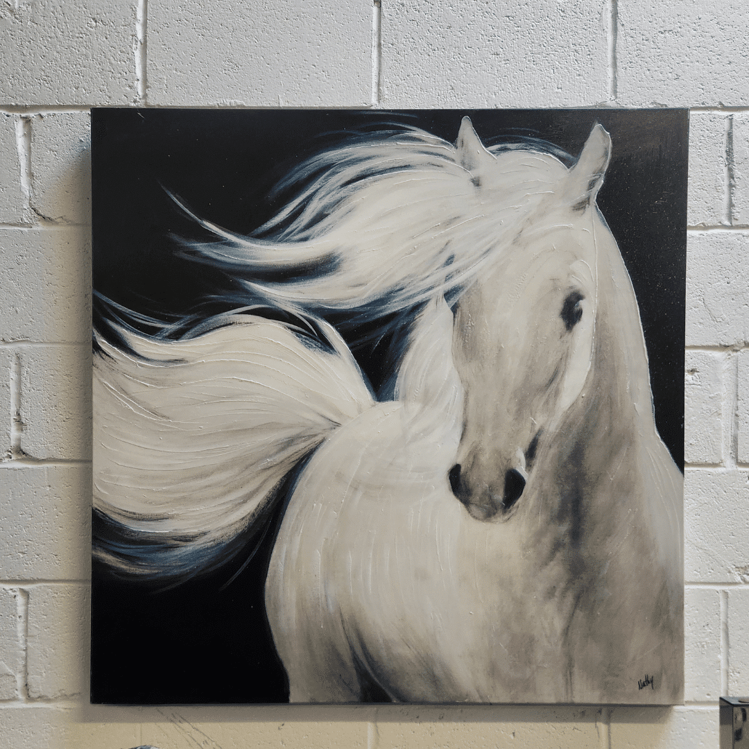 Art-White Stallion (Clearance) - Image 2